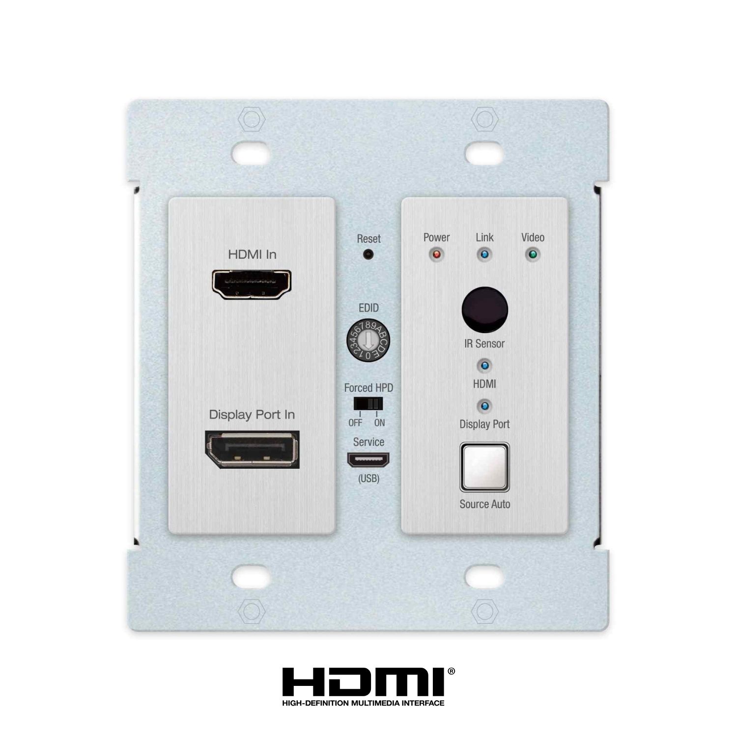 KD hdmi displayport front chassis