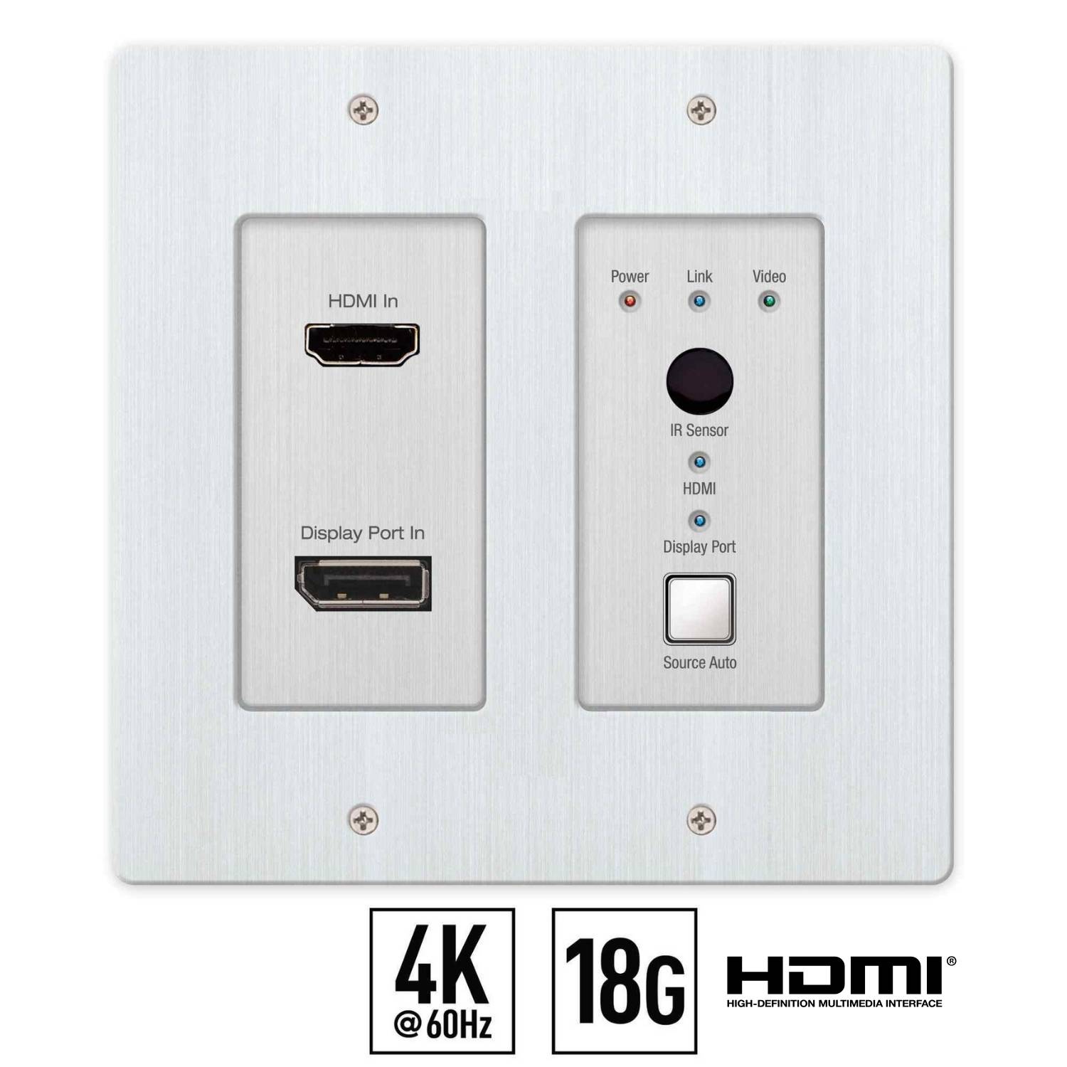 hdmi displayport front
