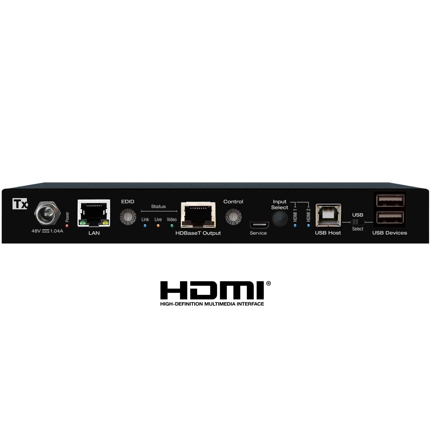 Key Digital HDMI Switcher rear view