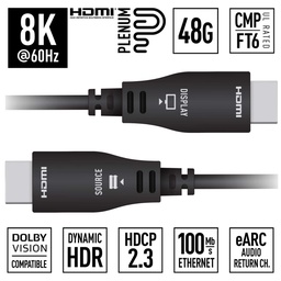 KD-AOCH33P Plenum Active Optical 8K cable