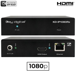 Key Digital HDMI over IP front and rear view