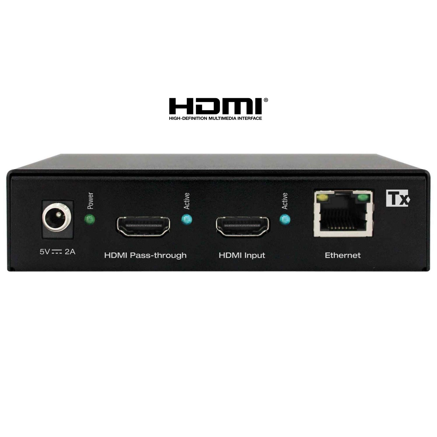 Flexible AV over IP System transmitter rear view
