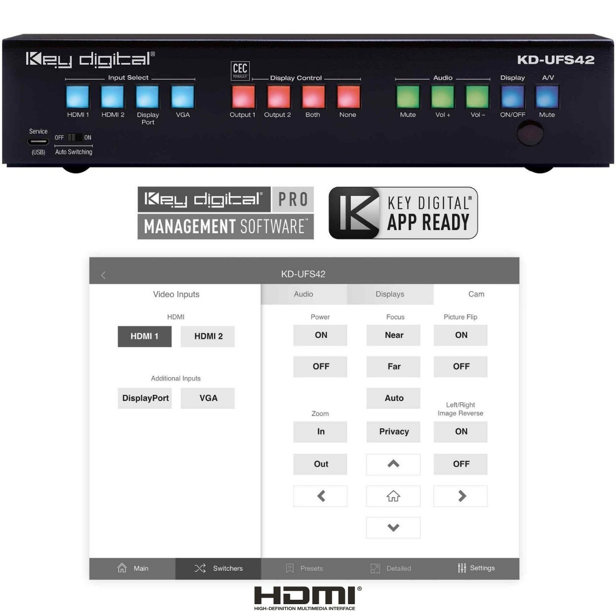 Best Digital presentation switcher Front view