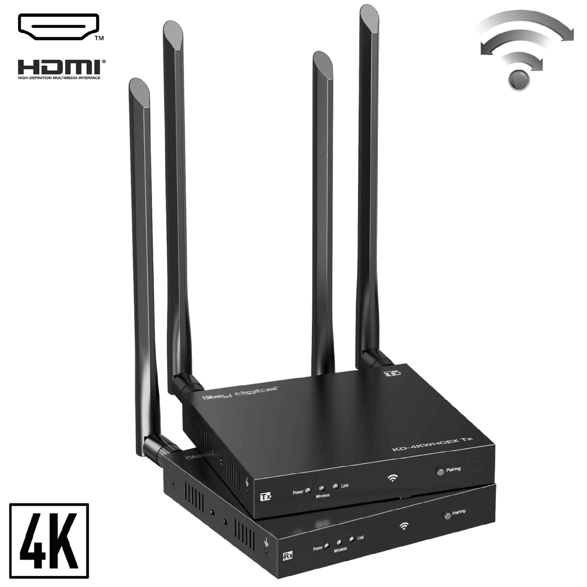 KD-4KWHCEX Tx and Rx WiFi Extenders